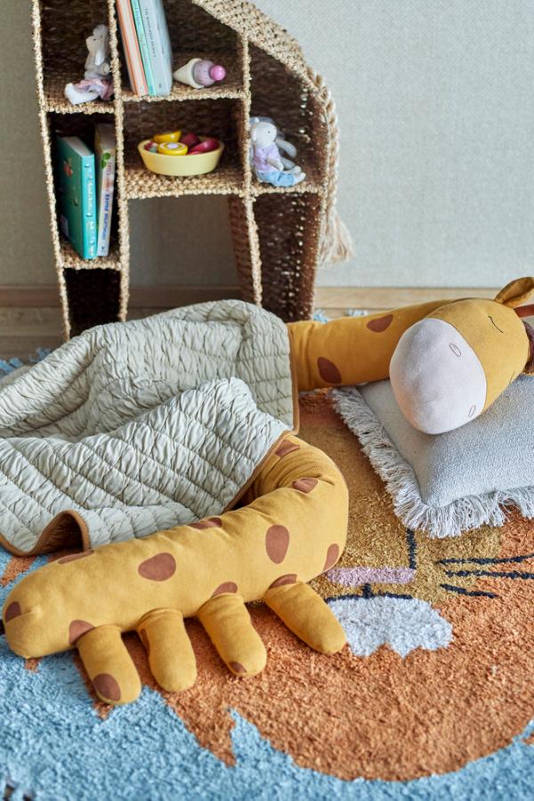 Bloomingville Mini Ibber Soft toy, Orange, Cotton
