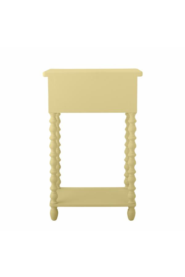 Bloomingville Salino Side Table, Yellow, Firwood
