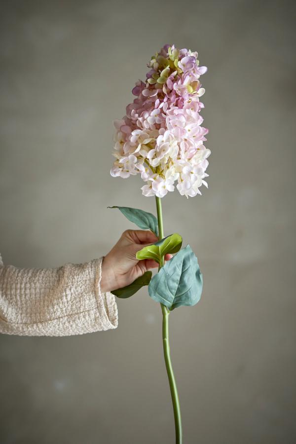 Bloomingville Hydrangea Stem, Rose, Artificial Flowers