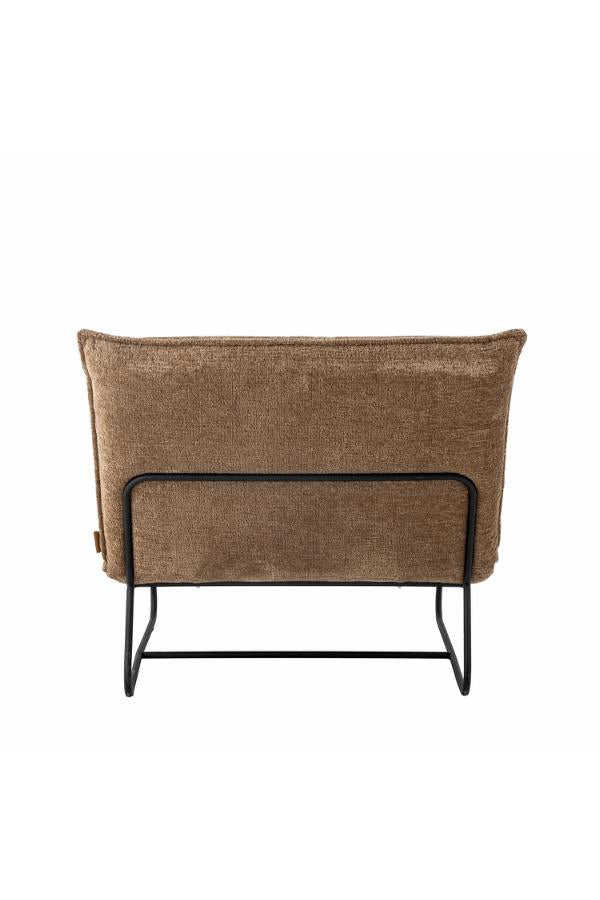 Bloomingville Cape Lounge Chair, Brown, Recycled Polyester