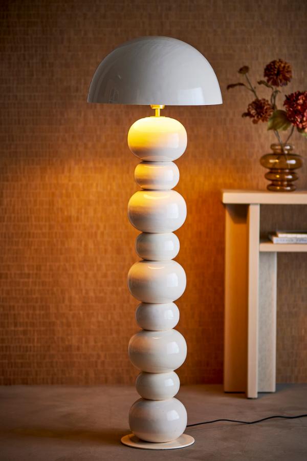 Bloomingville Cressida Floor Lamp, Nature, Metal