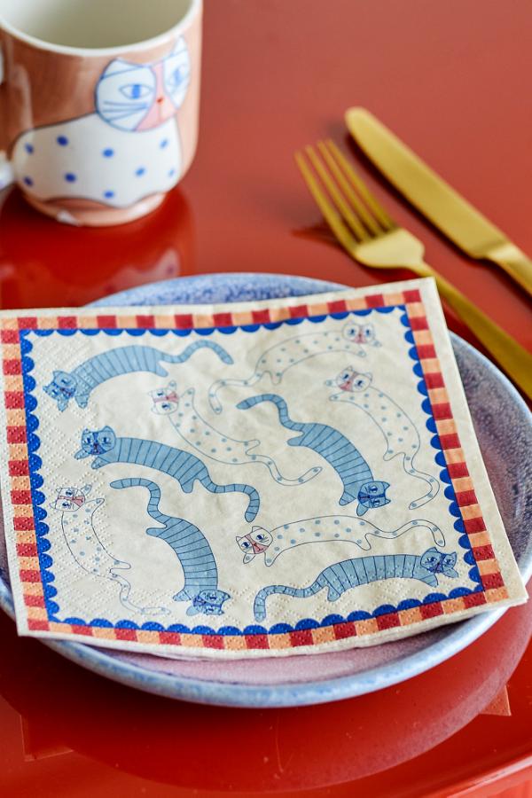 Bloomingville Missy Napkin, Multi, FSC®Mix, Paper