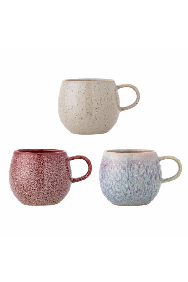 Bloomingville Addison Mug, Rose, Stoneware