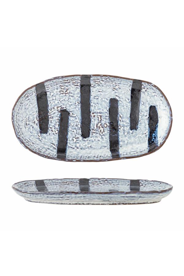 Bloomingville Ever Plate, Blue, Stoneware