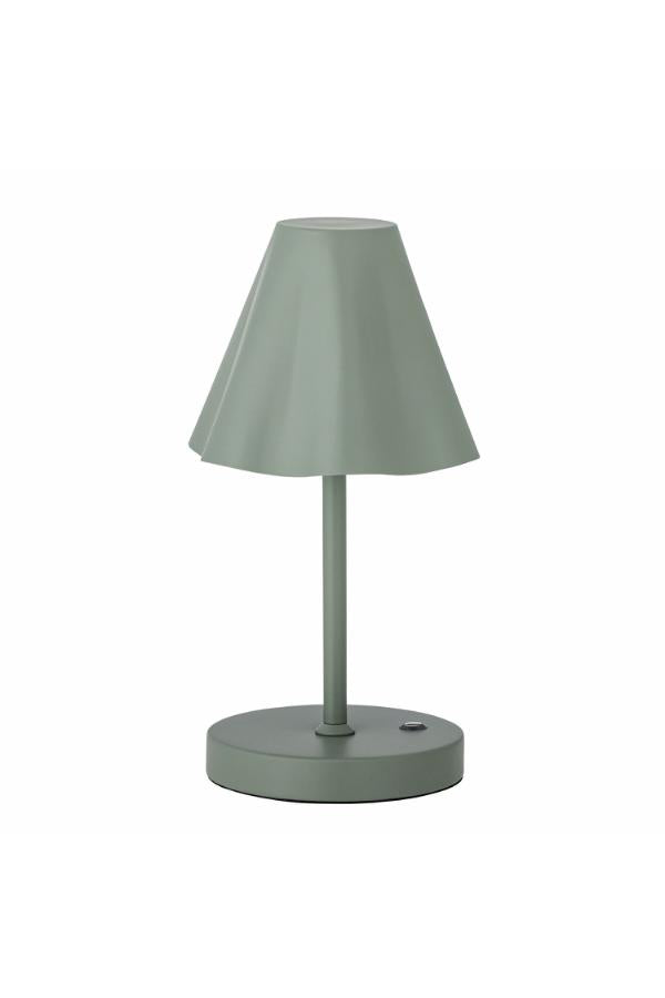 Bloomingville Lianna Portable Lampe, Rechargeable, Green, Metal