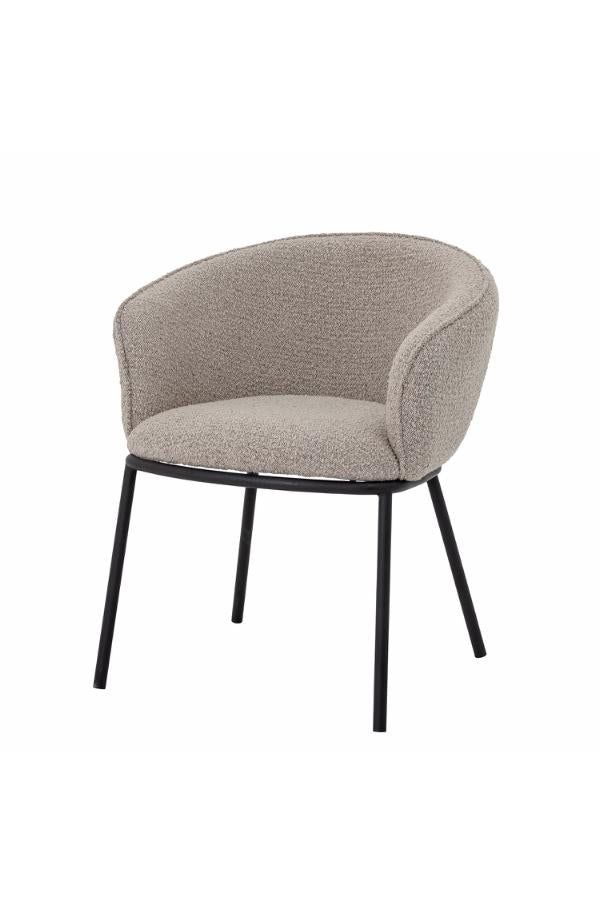 Bloomingville Cortone Dining Chair, Grey, Polyester