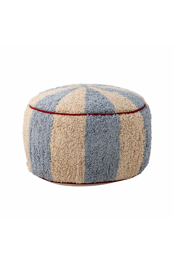Bloomingville Mini Charoline Pouf, Multi, Cotton