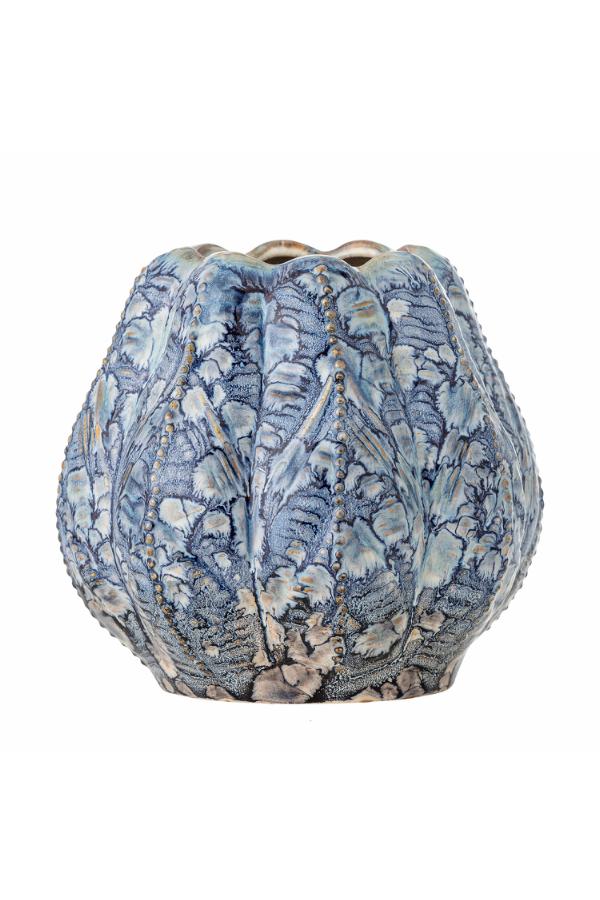 Creative Collection Hetty Vase, Blue, Stoneware