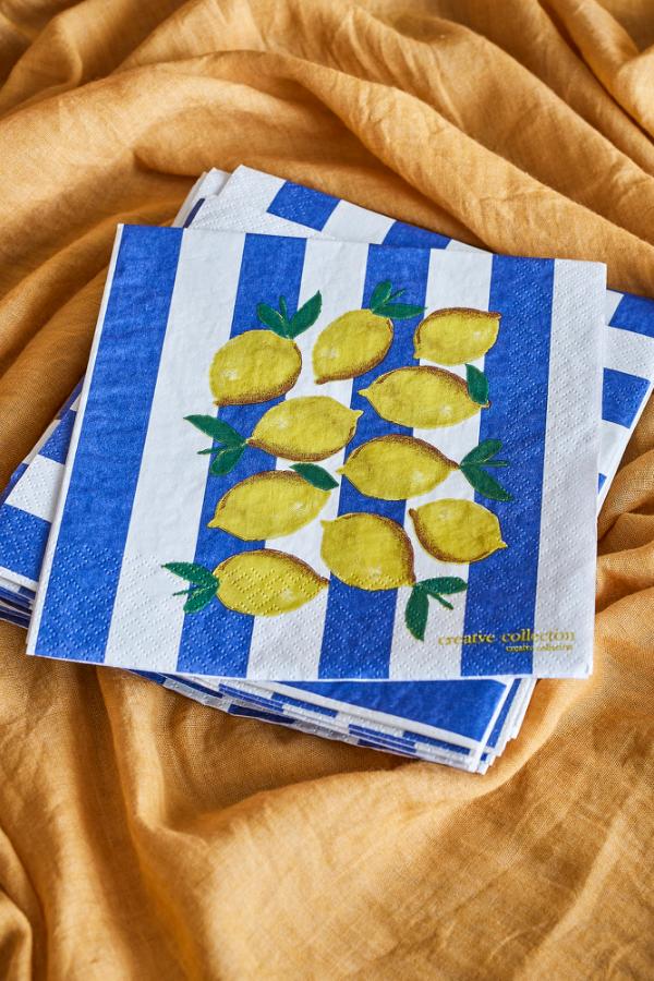 Creative Collection Limone Napkin, Multi, FSC®Mix, Paper