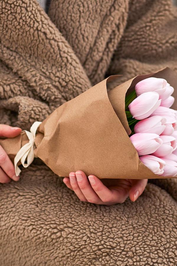 Bloomingville Tulip Bouquet, Rose, Artificial Flowers