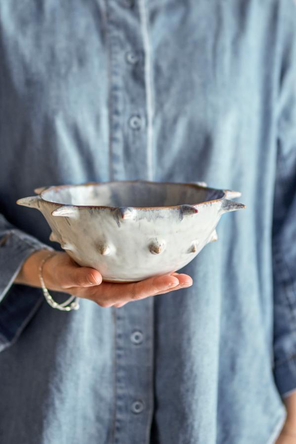 Bloomingville Edie Bowl, Blue, Stoneware
