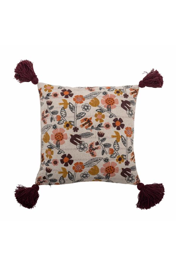 Bloomingville Vivielle Cushion, Multi, Cotton
