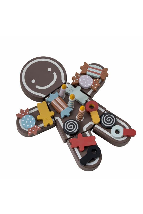 Bloomingville Mini Tala Play Set, Food, Brown, MDF