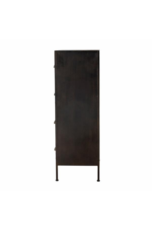 Creative Collection Matteo Drawers, Black, Metal