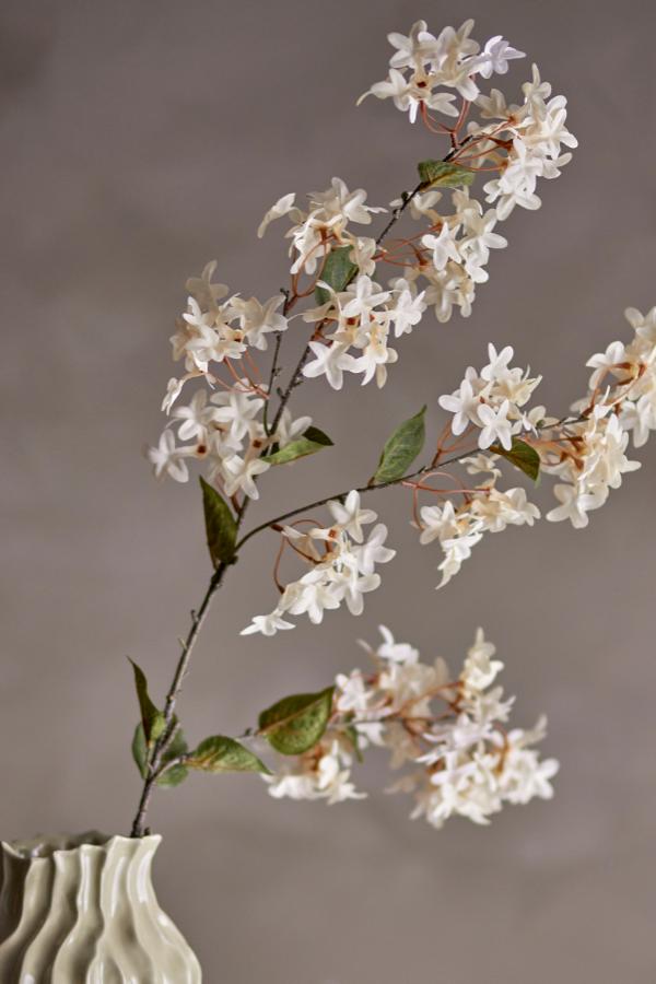 Bloomingville Myrtle Stem, White, Artificial Flowers