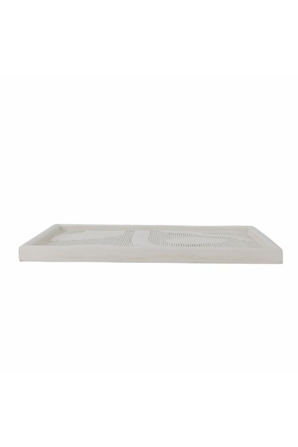 Bloomingville Patina Wall Decor, White, Polyresin