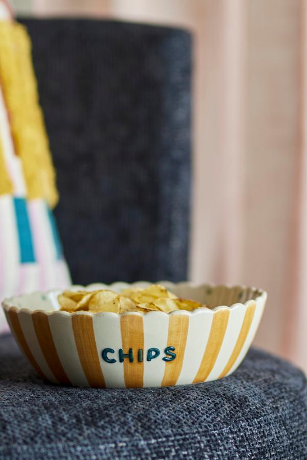Bloomingville Chip Bowl, Multi, Stoneware