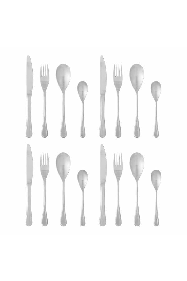 Bloomingville Elvera Cutlery, Silver, Stainless Steel