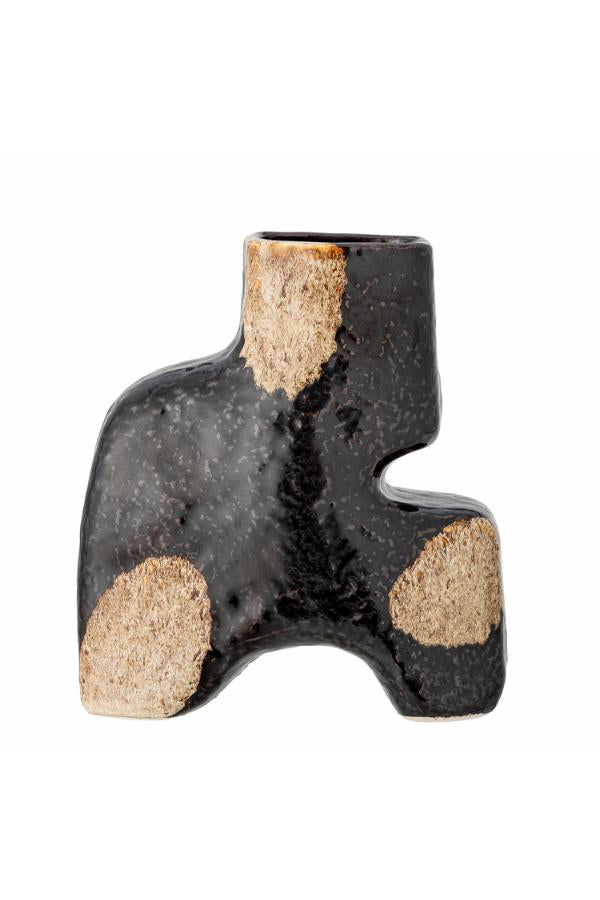 Bloomingville Ollia Vase, Black, Stoneware