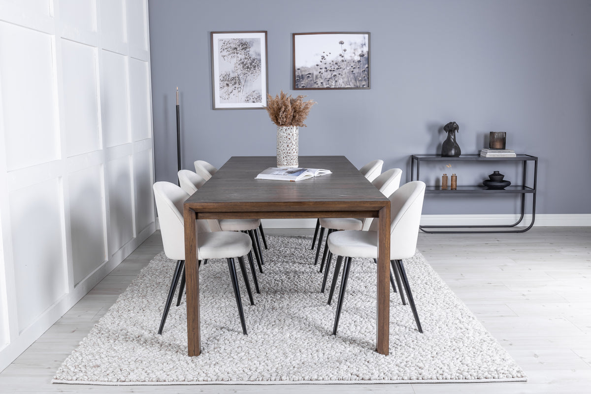 Venture Design Slider,Velvet Rektangulära Matgrupper