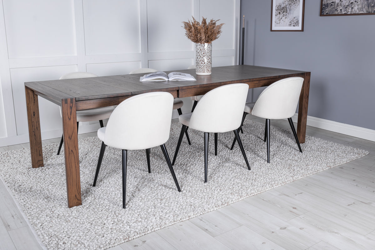 Venture Design Slider,Velvet Rektangulära Matgrupper