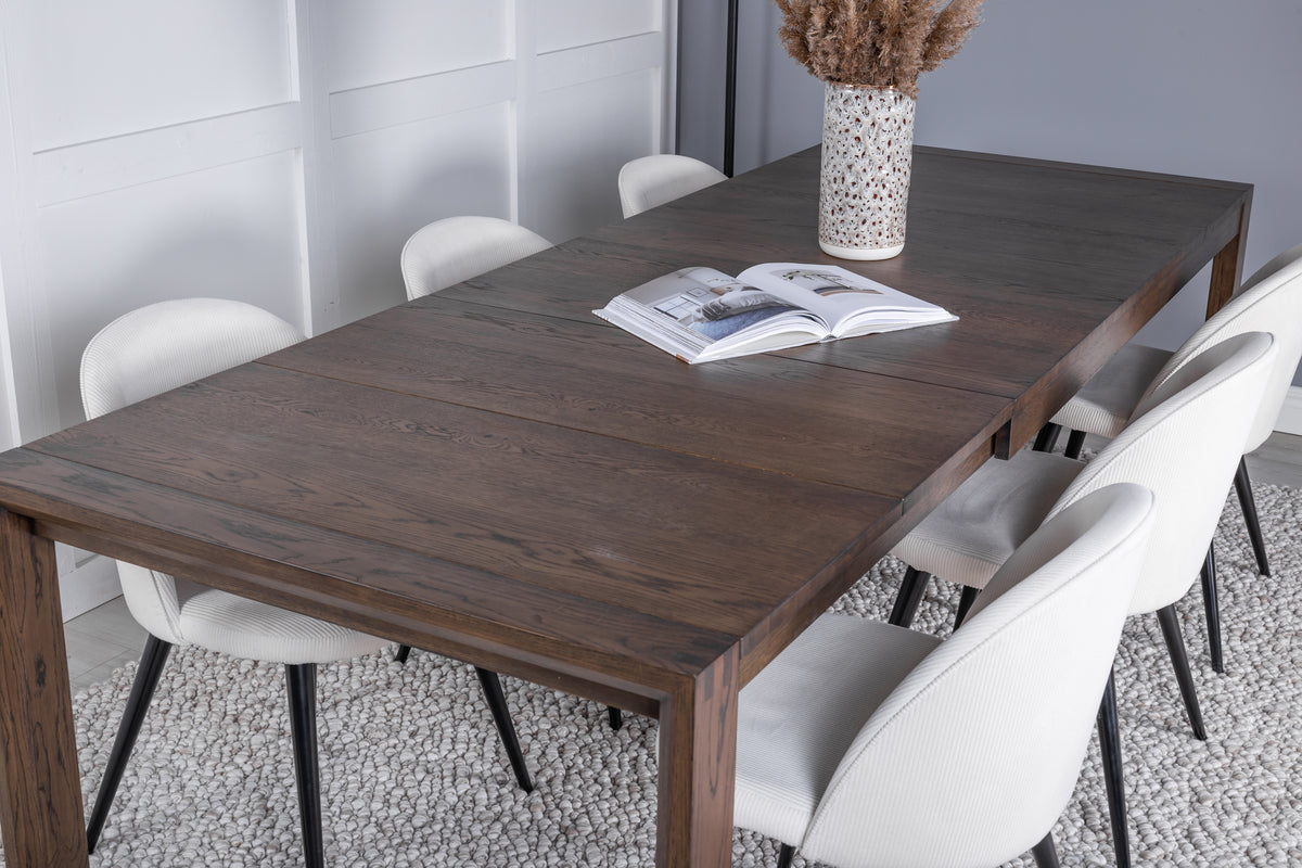 Venture Design Slider,Velvet Rektangulära Matgrupper