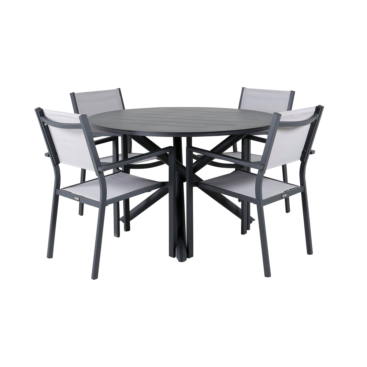 Venture Design Alma & Copacabana Matbord ⌀120 + Matstolar