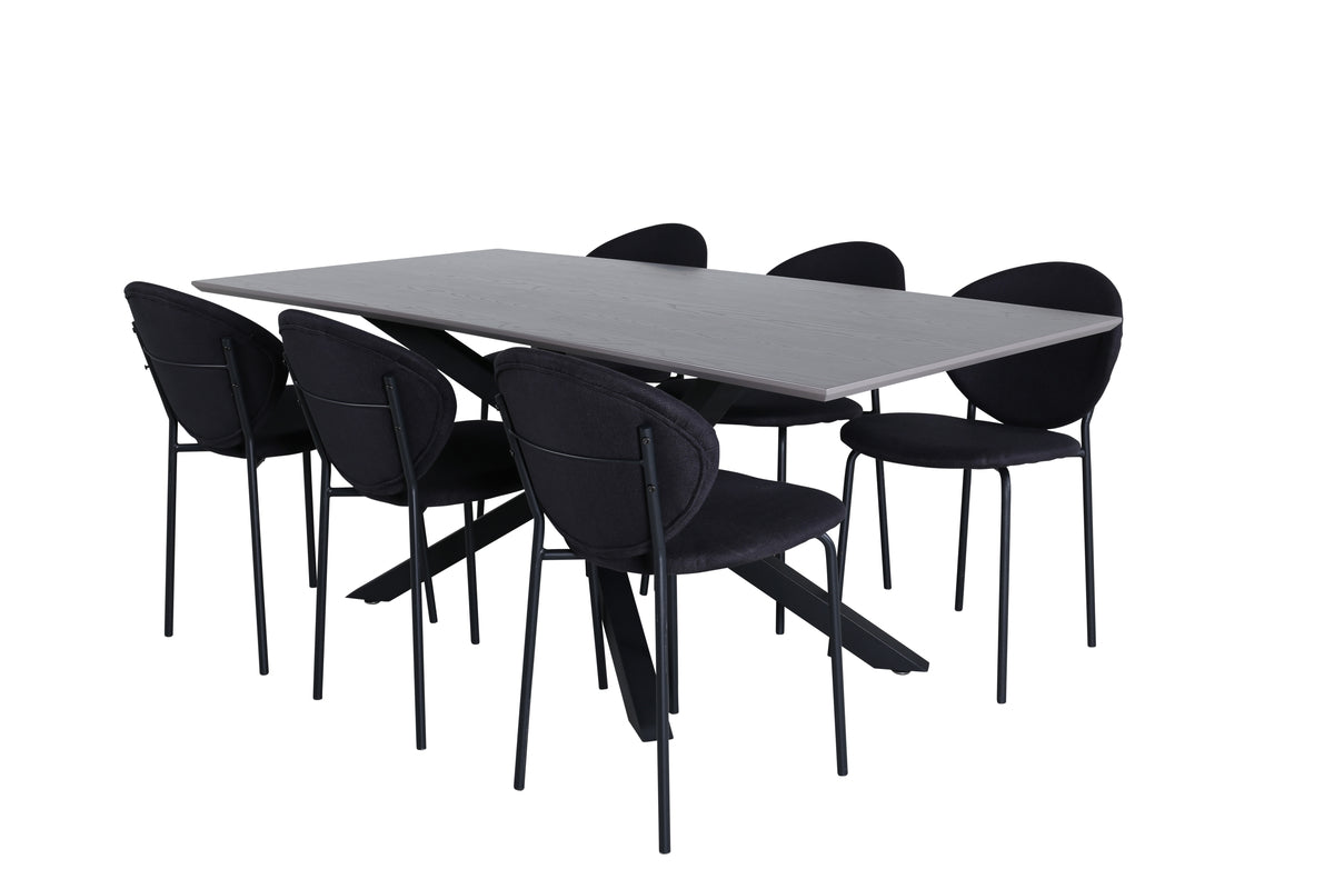 Venture Design Piazza, Vault Rektangulära Matgrupper