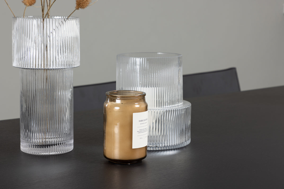 Venture Design Kenth & Vail Matstolar 2-pack Svart + Rektangulära Matbord 200 x 100 Svart