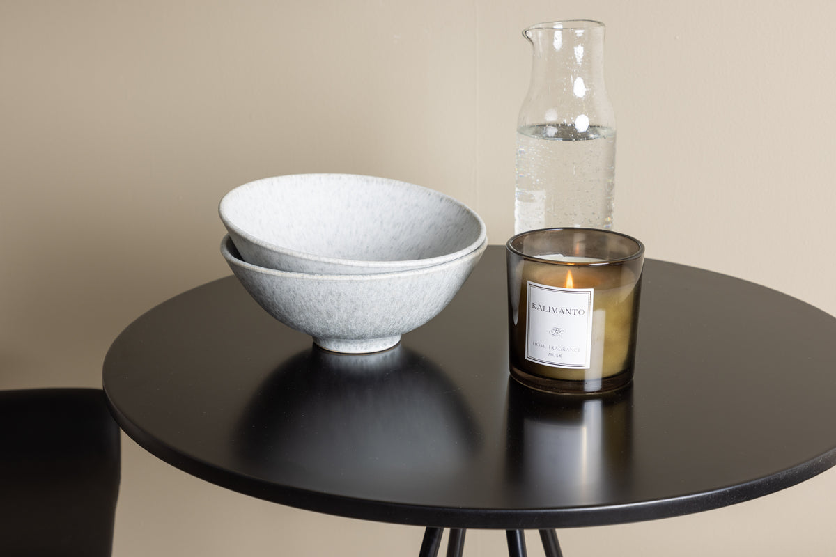 Venture Design Jonna & Bistro Barstolar 2-pack Svart + Barbord ⌀60 Svart