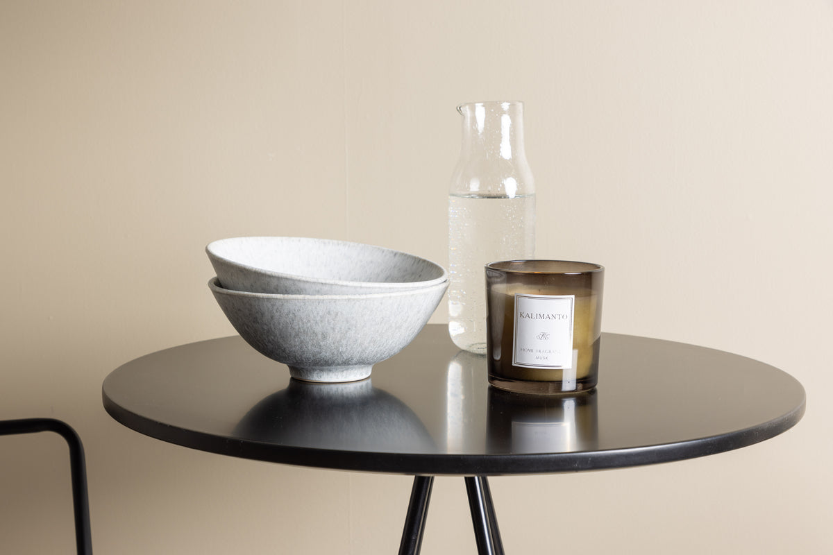 Venture Design Tempe & Bistro Barstolar 2-pack Svart + Barbord ⌀60 Svart