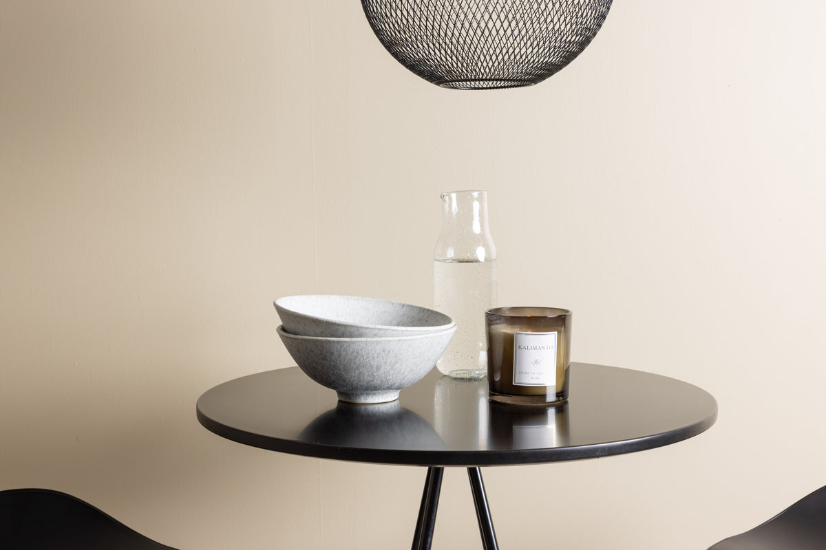 Venture Design Adesto & Bistro Barstolar 2-pack Svart + Barbord ⌀60 Svart