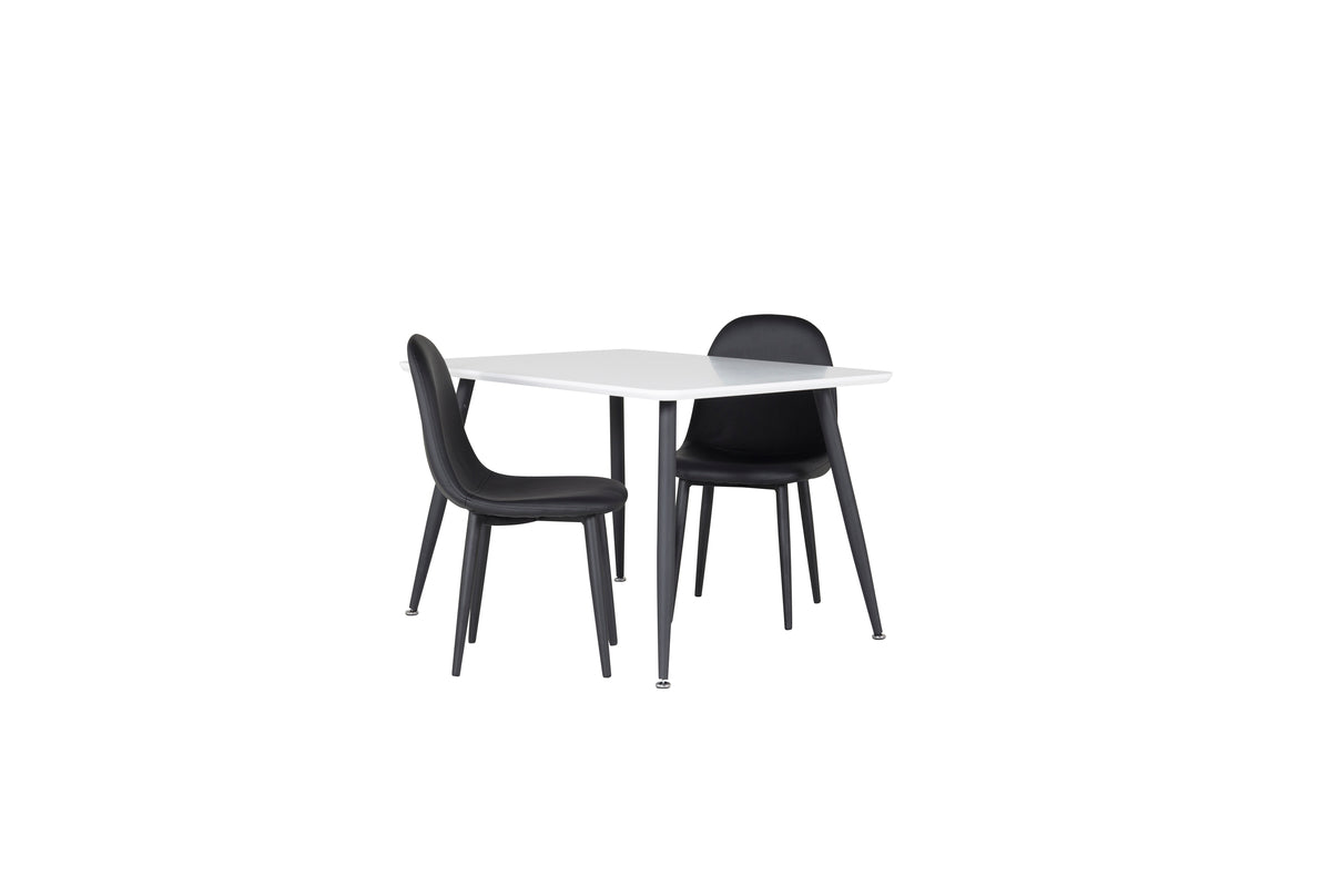 Venture Design Polar Barnstolar Svart + Barnbord 50 x 80 x 60