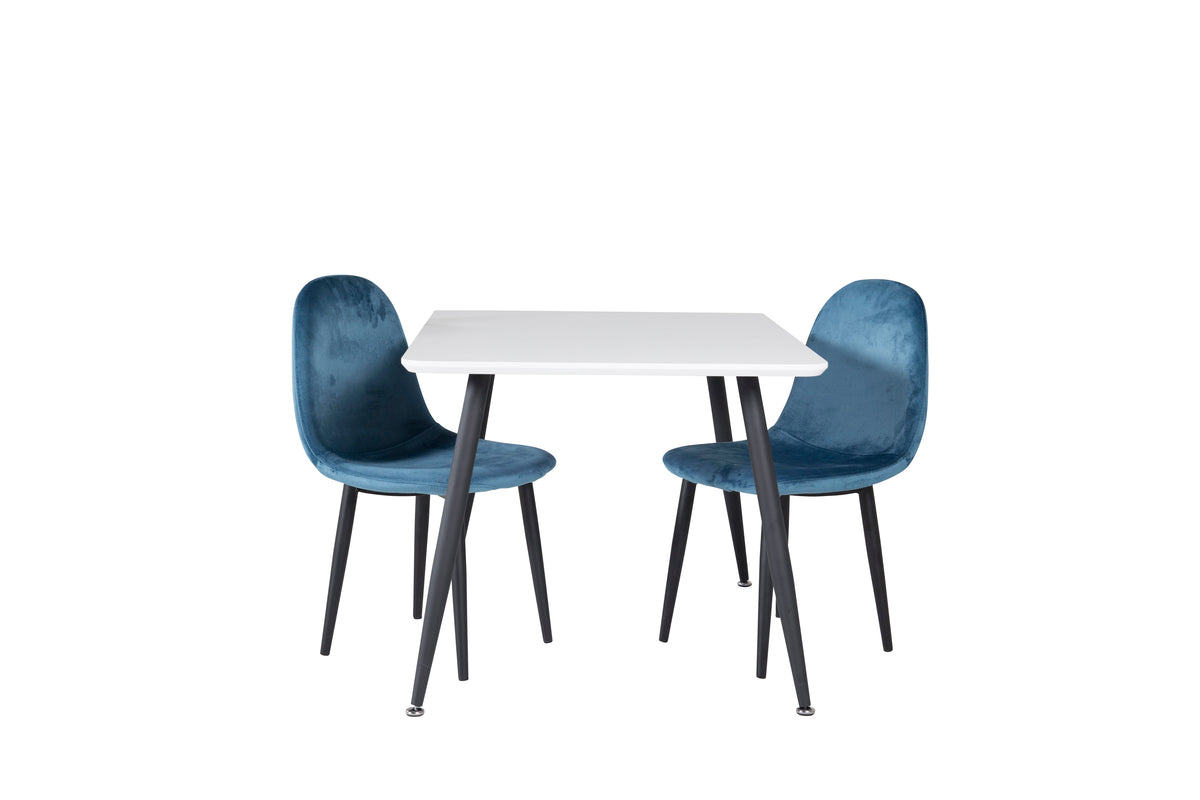 Venture Design Polar Barnstolar Blå + Barnbord 50 x 80 x 60