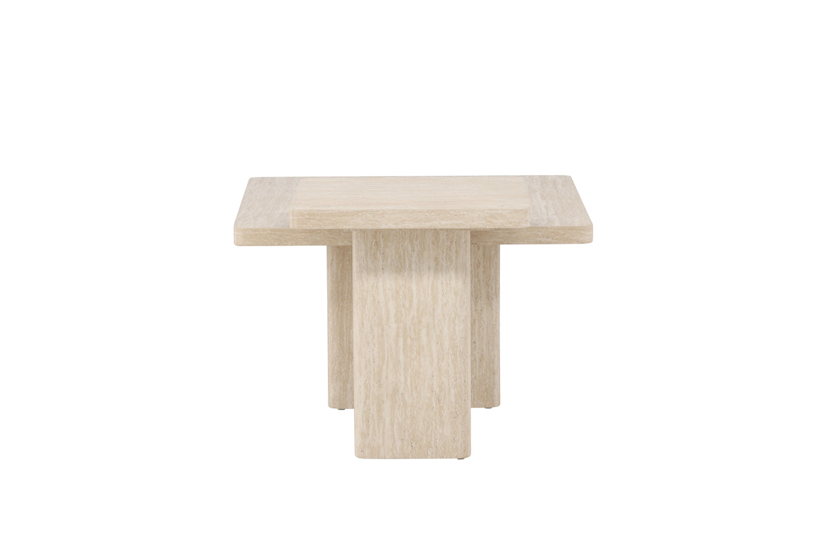 Venture Design Qvart Soffbord 50 x 50 Beige + Soffbord 80 x 80 Beige