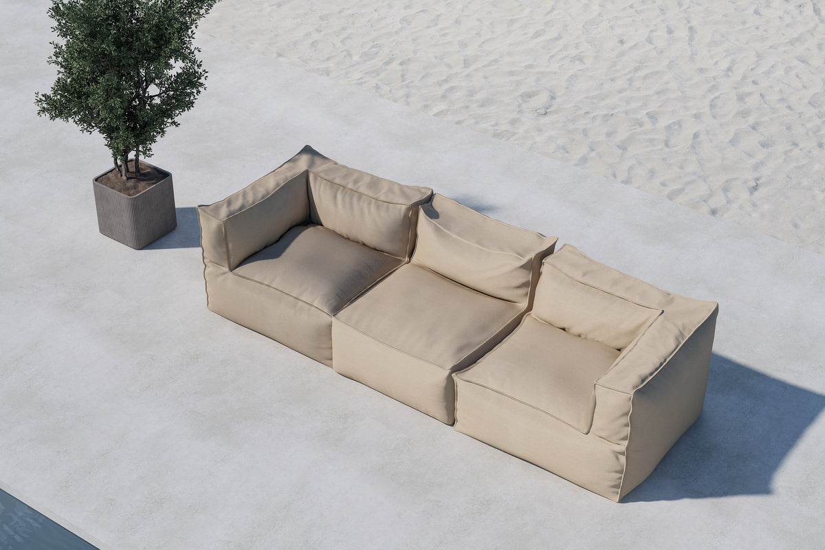 Venture Design Rambo Loungefåtöljer Beige + Loungefåtöljer Beige