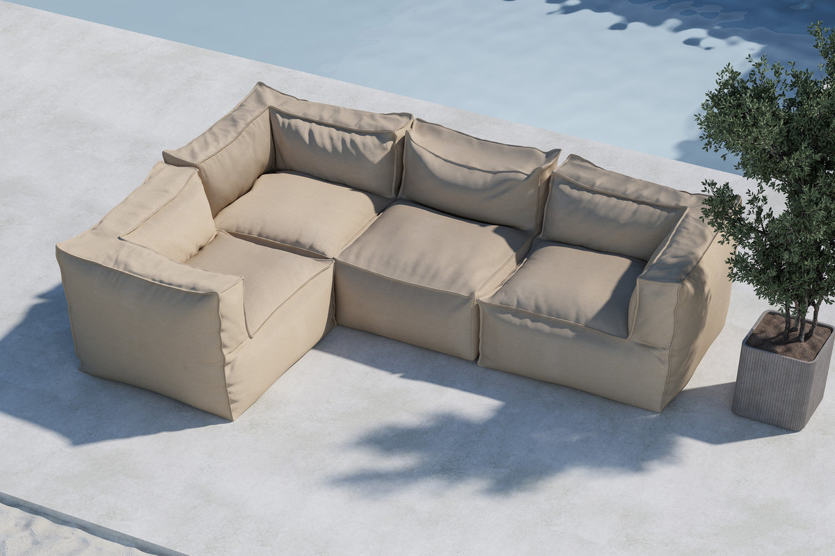 Venture Design Rambo Loungefåtöljer Beige + Loungefåtöljer Beige