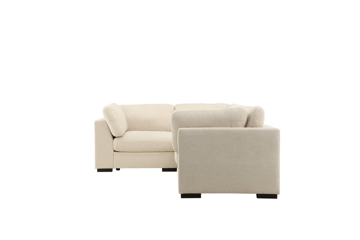 Venture Design Salerno Hörnsoffor Beige + Hörnsoffor Beige + Hörnsoffor Beige + Hörnsoffor Beige