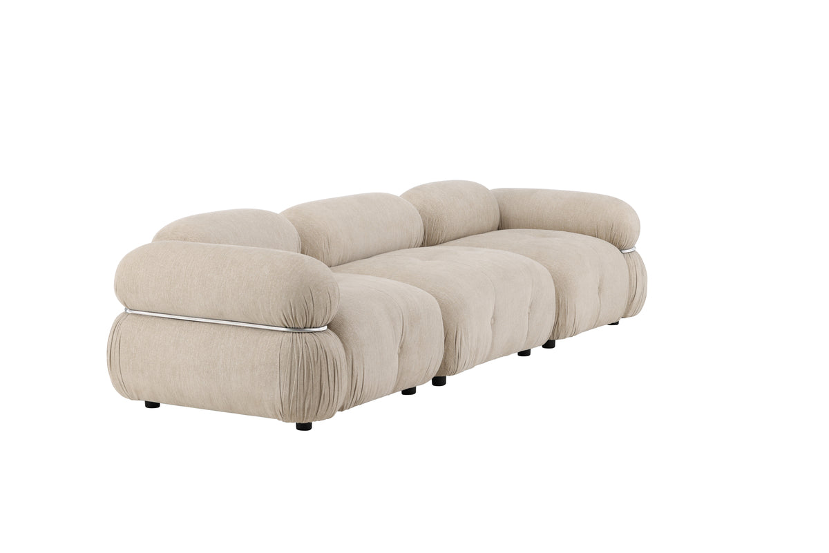 Venture Design Mika Soffmoduler Beige + Soffmoduler Beige + Soffmoduler Beige