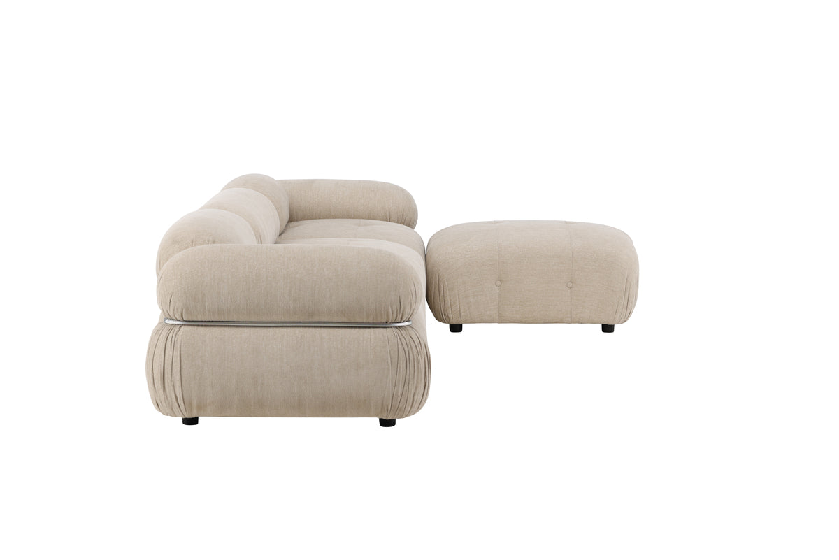 Venture Design Mika Soffmoduler Beige + Soffmoduler Beige + Soffmoduler Beige + Soffmoduler Beige