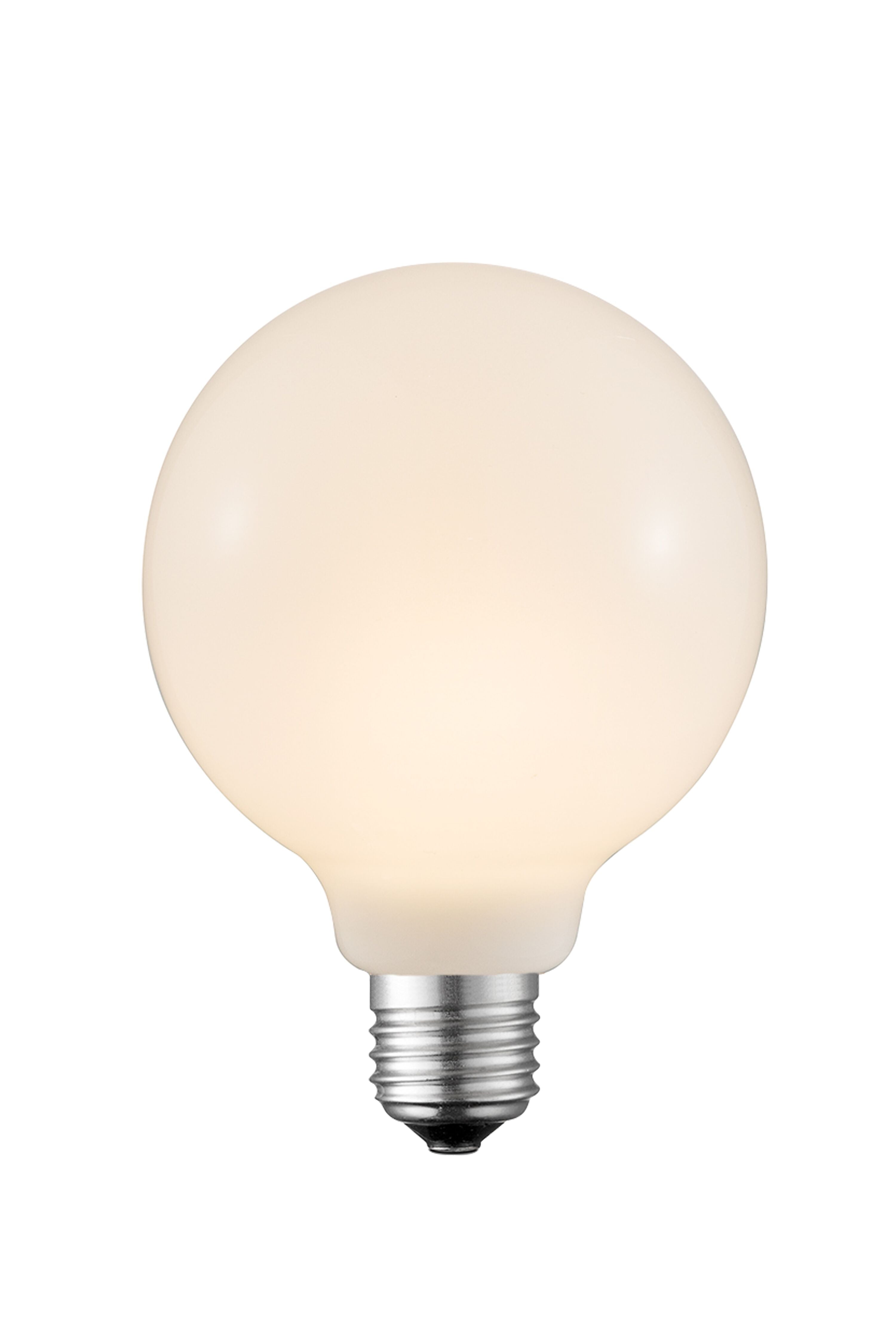 Aneta Home Glob G95 E27 2W LED filament 2700K, vit