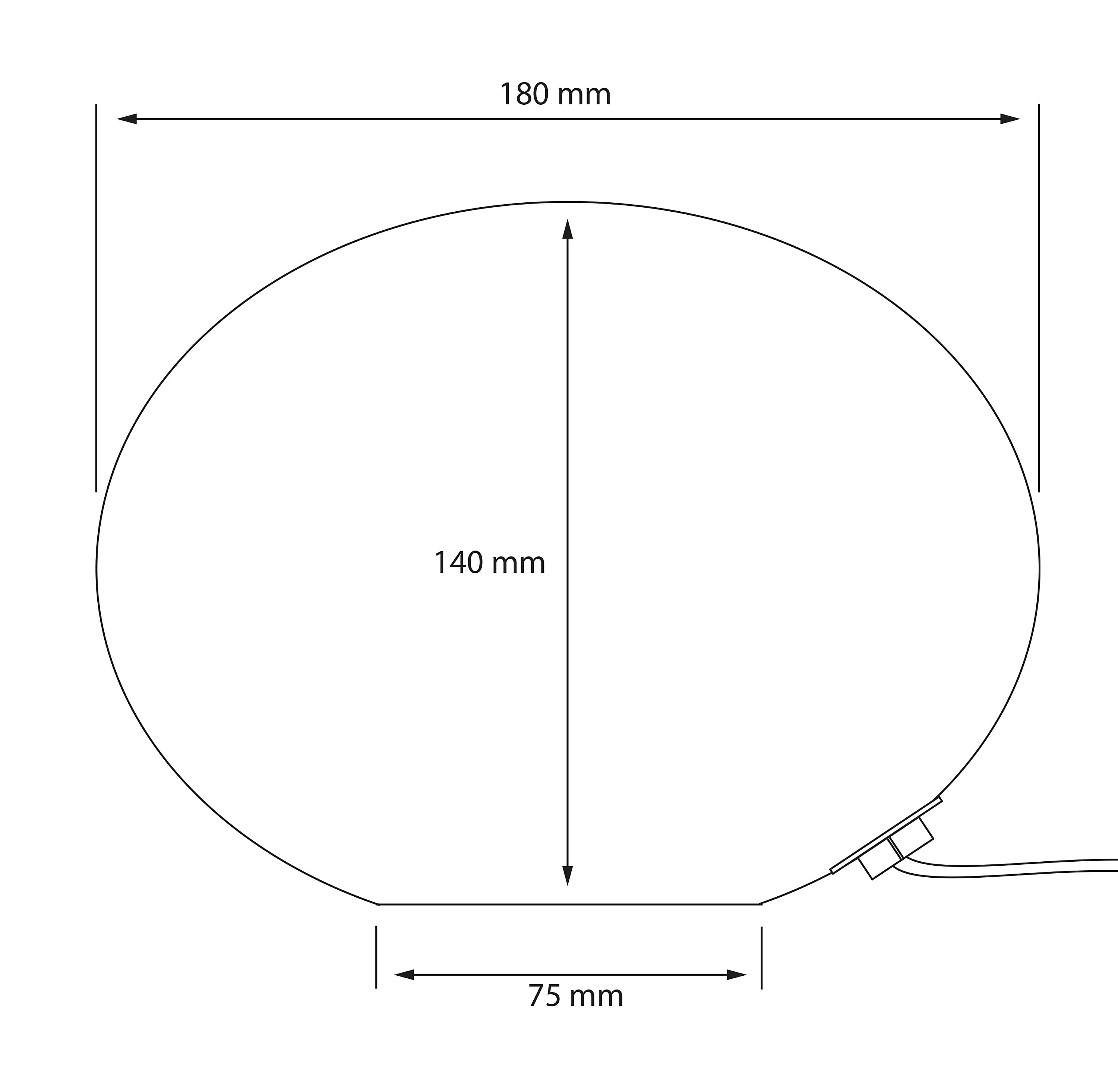 Aneta Home GLOBUS bordslampa 18 cm