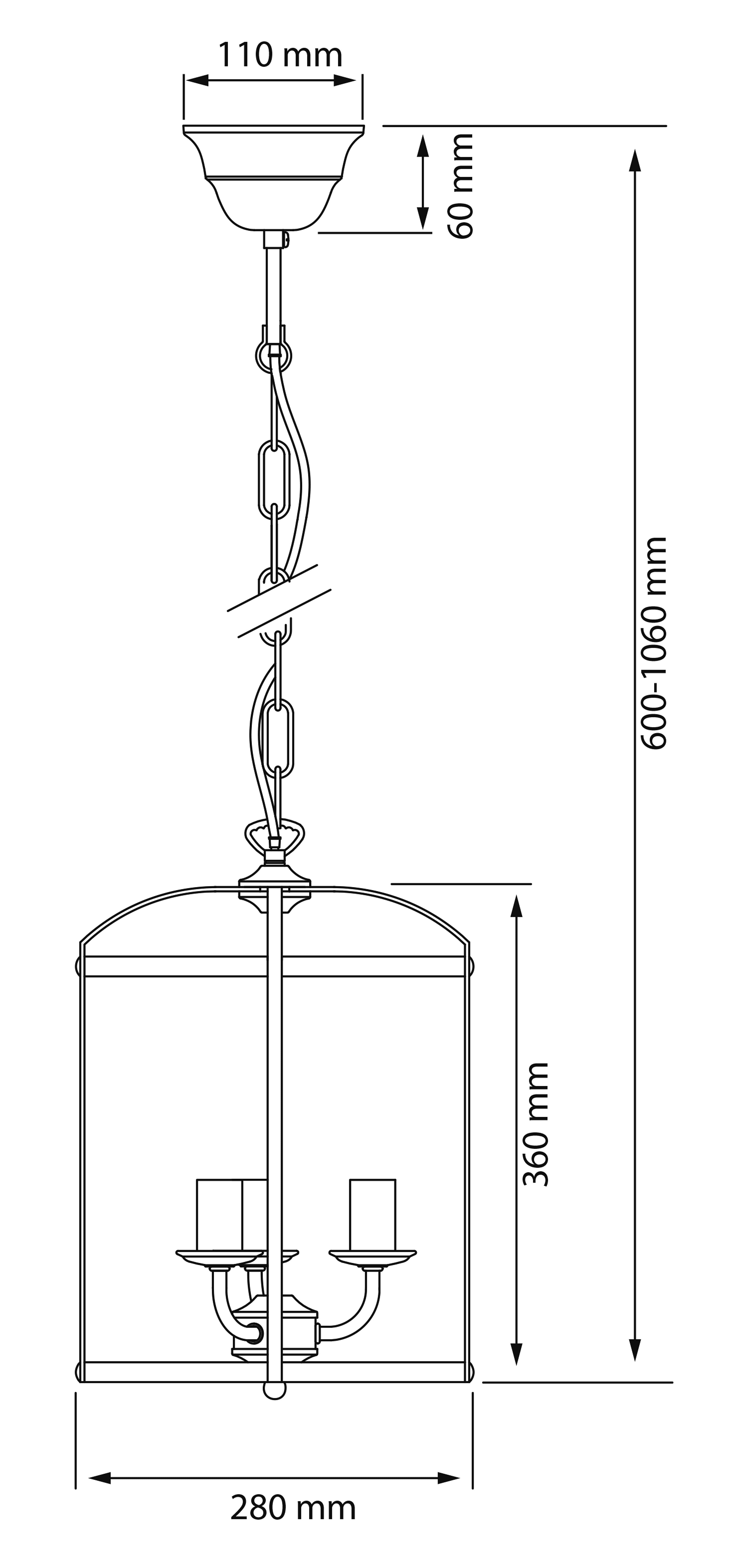 Aneta Home BUDGIE taklampa Ø28 cm