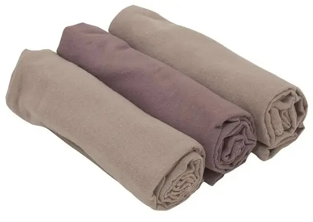 Norvigroup Mie flanellfilt 3-pack. 100% org.bomull