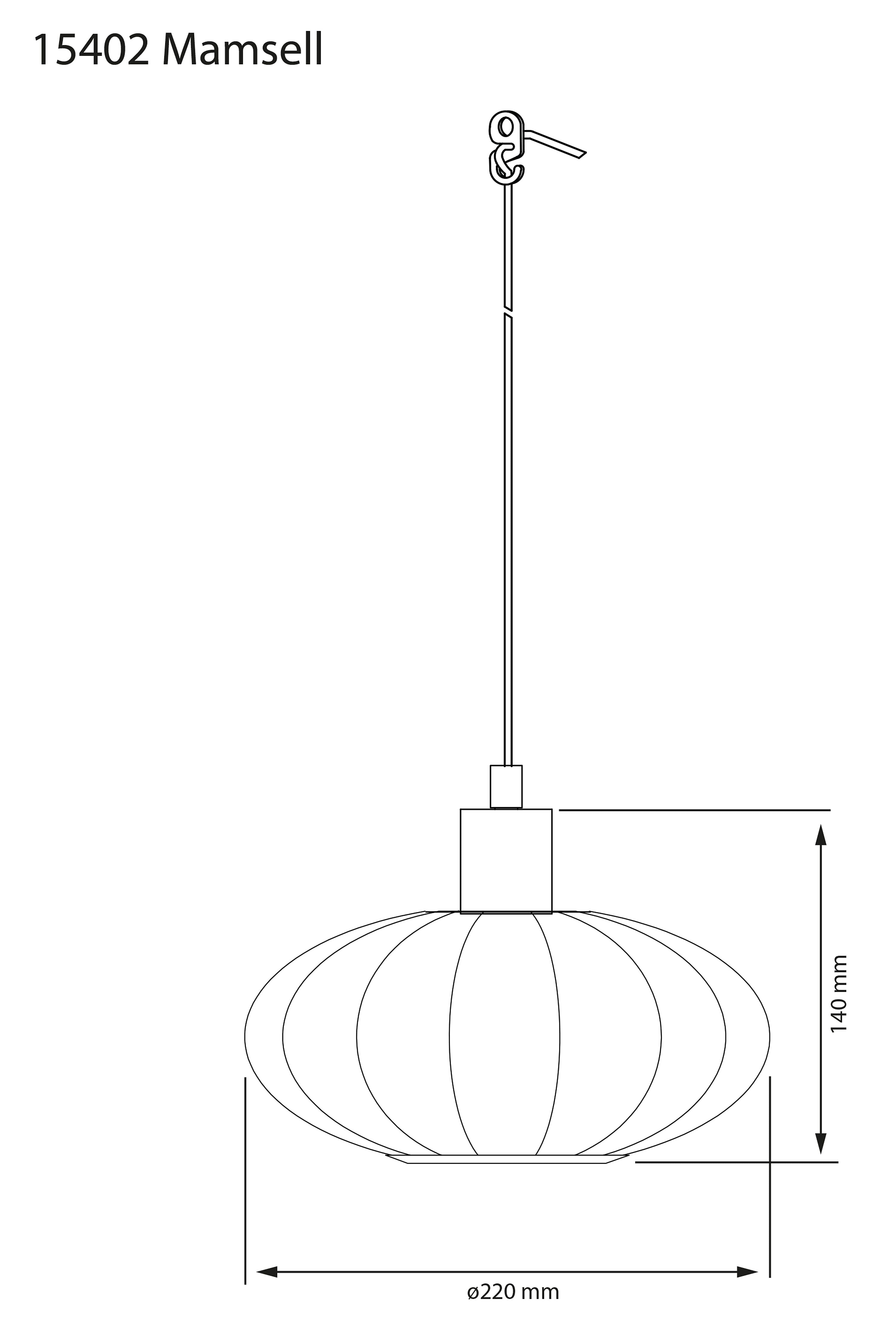 Aneta Home MAMSELL fönsterlampa