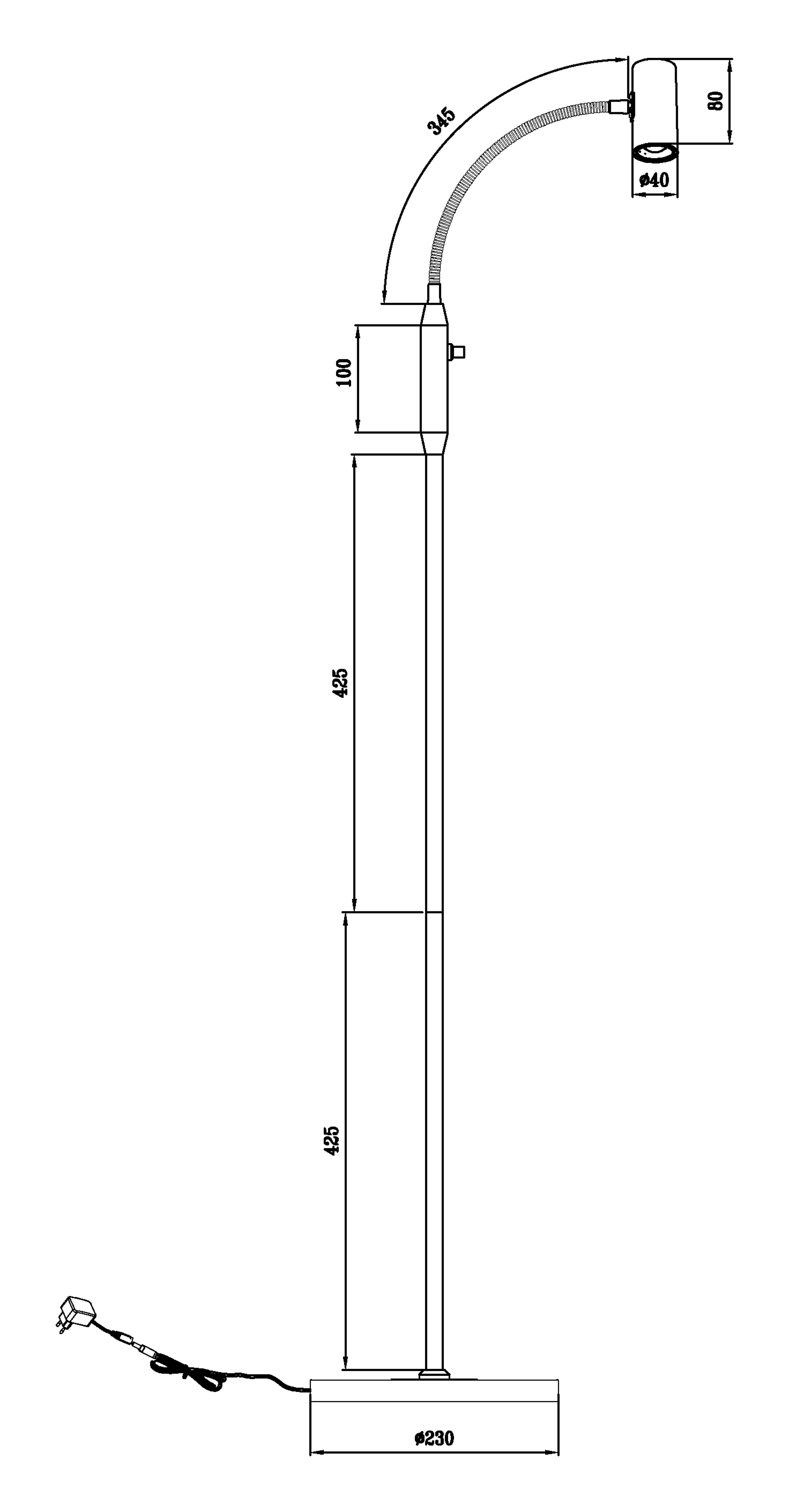 Aneta Home GUSTO golvlampa