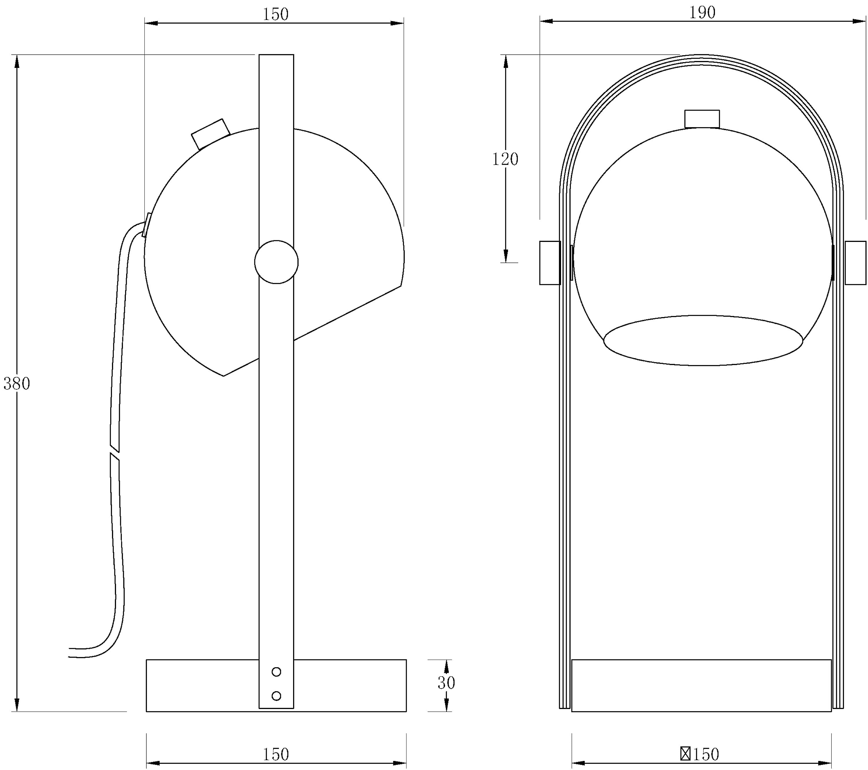 Aneta Home BOW bordslampa